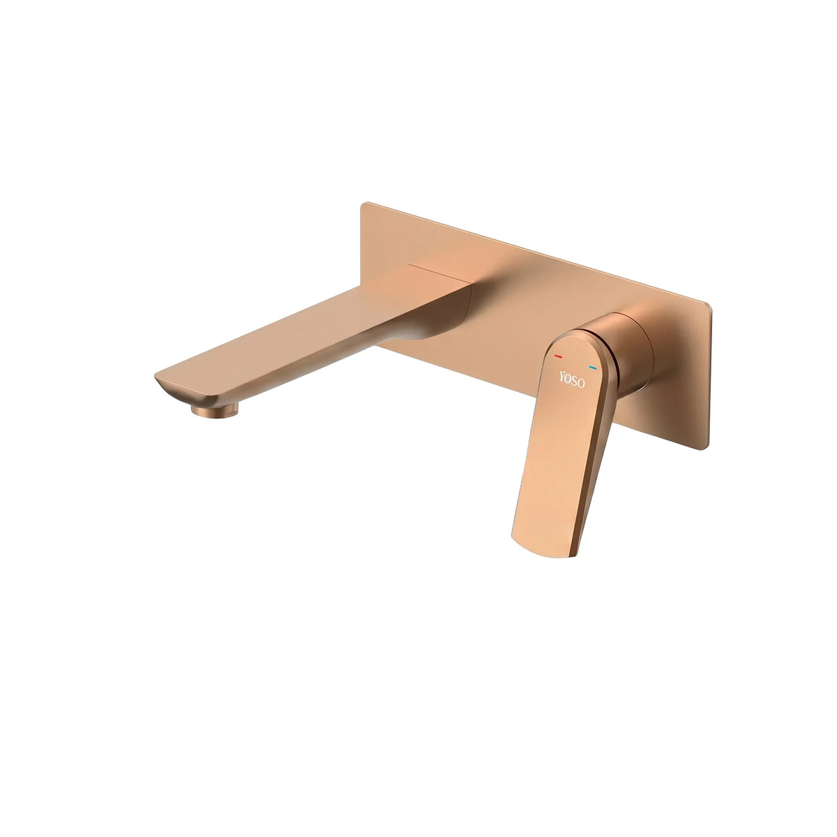Ark Wall Mounted Basin Mixer, Rose Gold | Yoso
