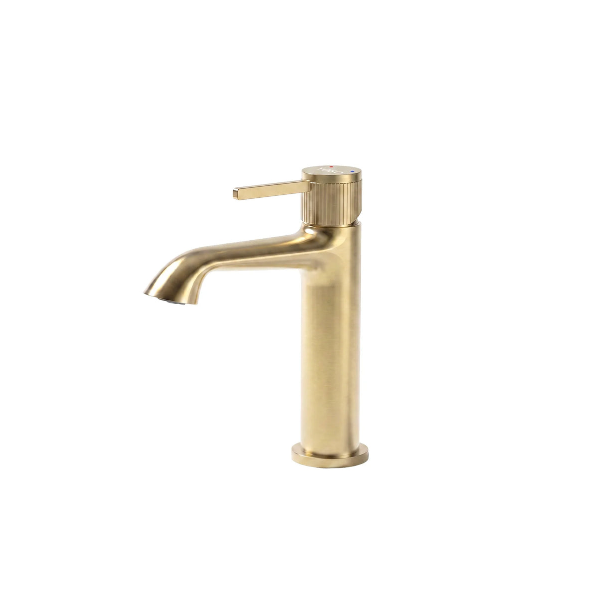 YOSO Aura Basin Mixer — Standard Height - Brushed Gold