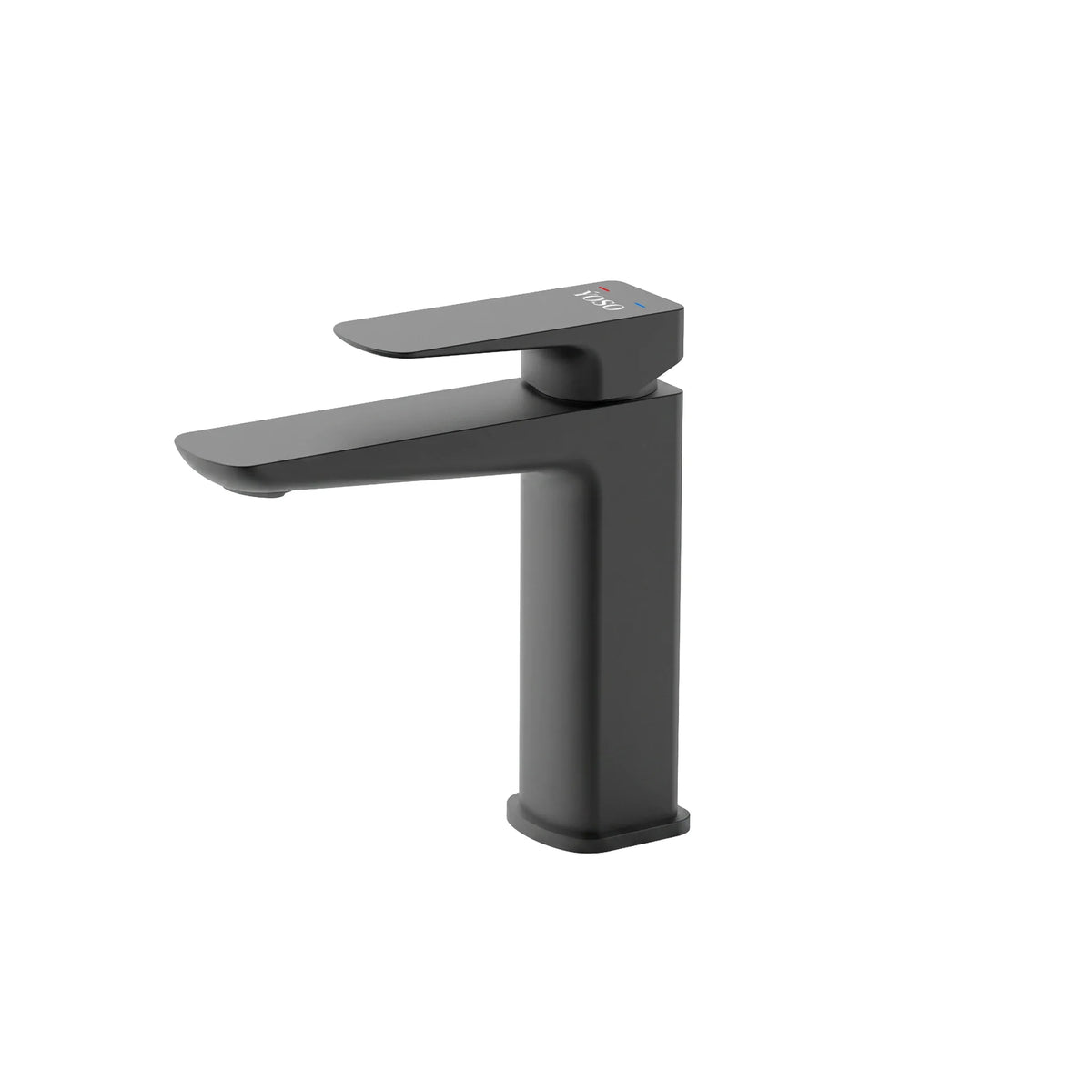 Luxor Basin Mixer — Tall Neck, Matt Black | Yoso