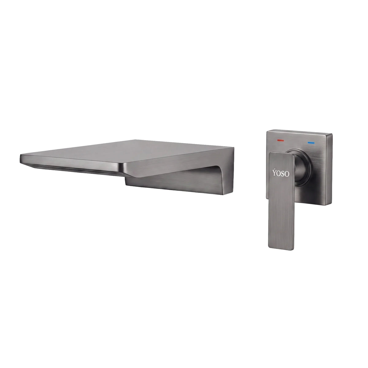 Niagra Wall Mounted Waterfall Faucet, Gun Metal | Yoso