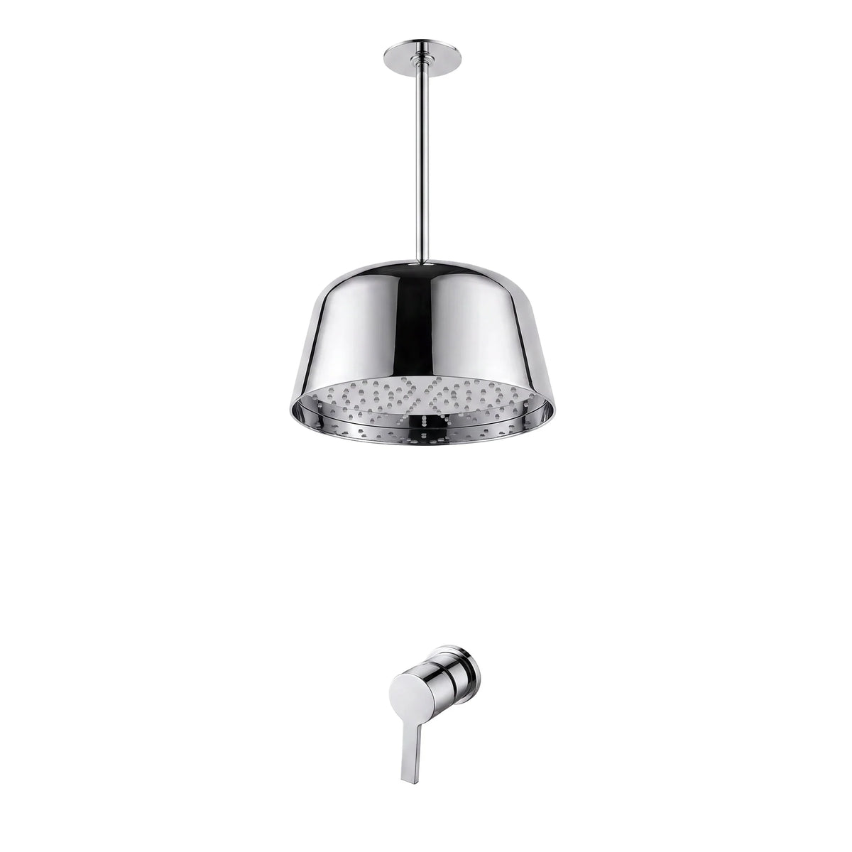 Paris Ceiling Mounted Complete Shower Set - Chrome