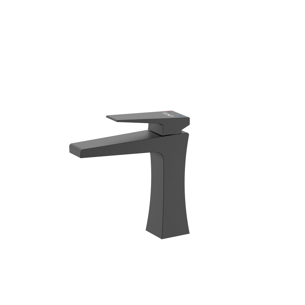 YOSO Quadra Basin Mixer — Standard Height - Matt Black