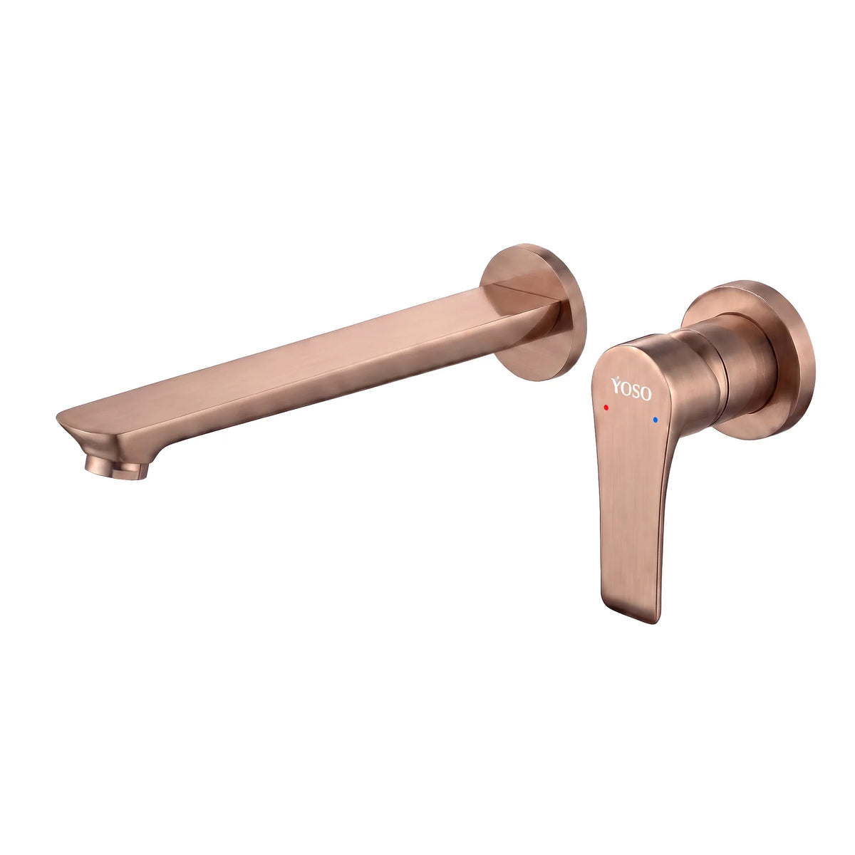 Vegas Wall Mounted Faucet, Rose Gold | Yoso