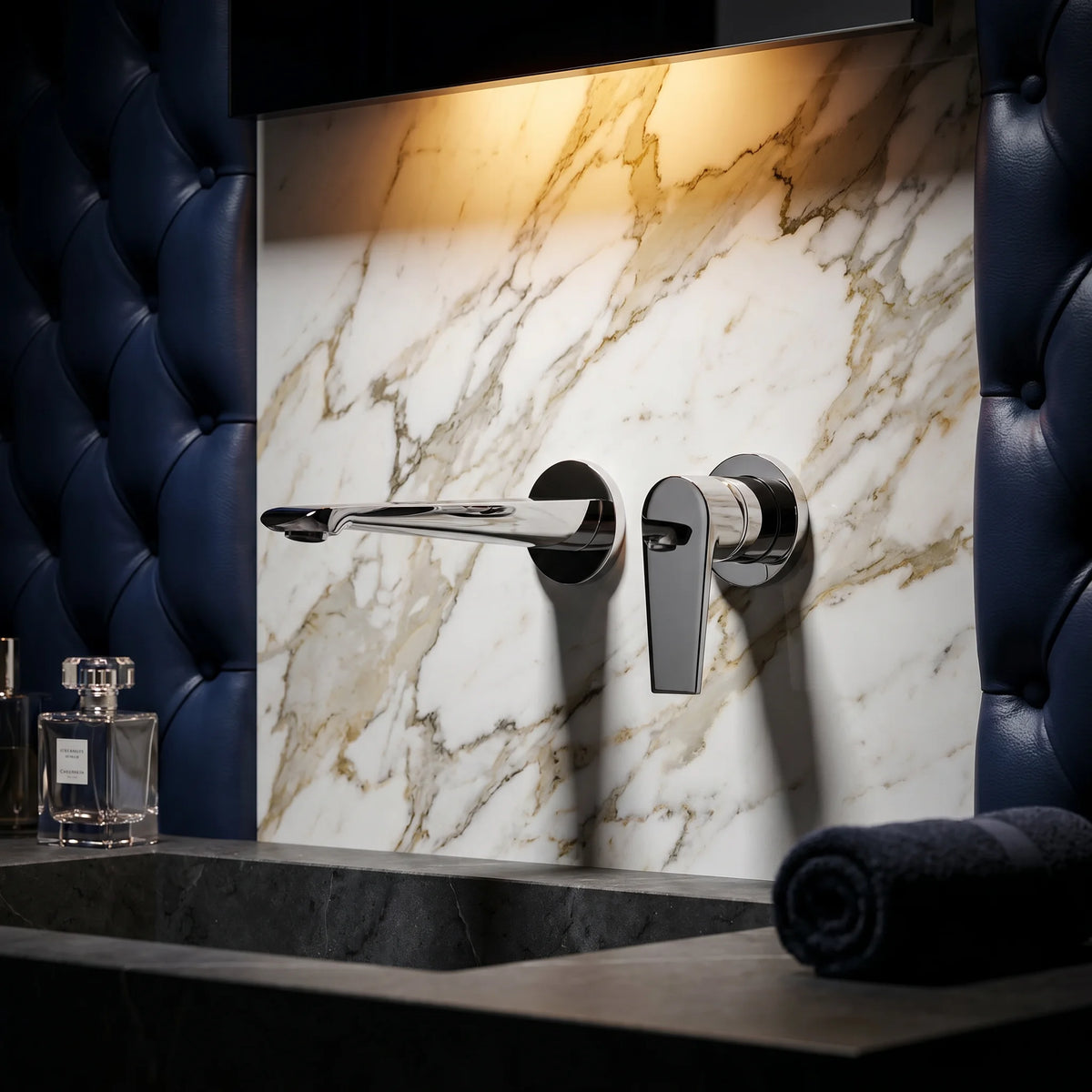London Style Wall Mixer - Chrome | Yoso