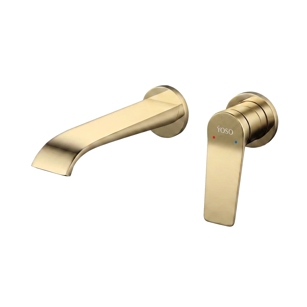 Arizona Wall Mounted Faucet, Brushed Gold | Yoso