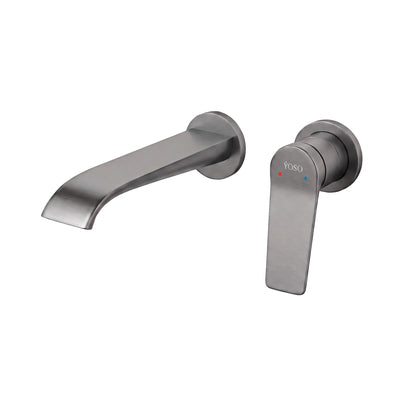 Arizona Wall Mounted Faucet, Gun Grey | Yoso