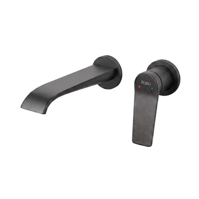 Arizona Wall Mounted Faucet, Matt Black | Yoso