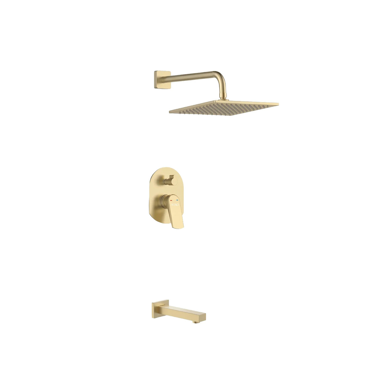 Ark Concealed Shower Set - Brushed Gold