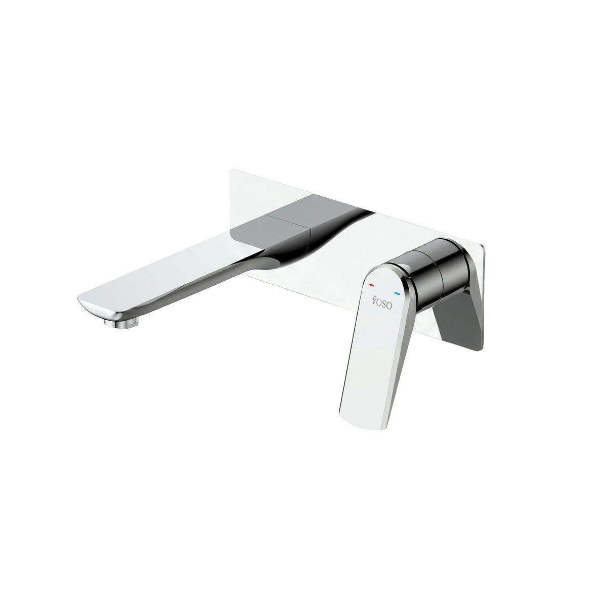 Ark Wall Mounted Basin Mixer, Chrome | Yoso