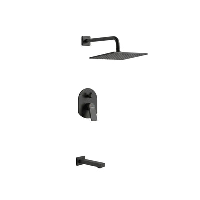 Ark Concealed Shower Set - Matt Black