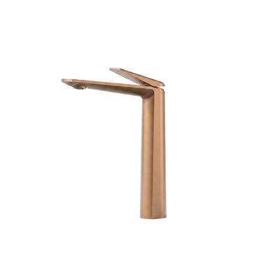 Ark Basin Mixer — Tall Neck, Rose Gold | Yoso