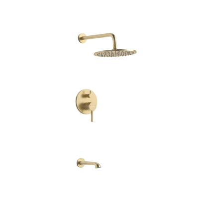 Aura Concealed Shower Set - Brushed Gold