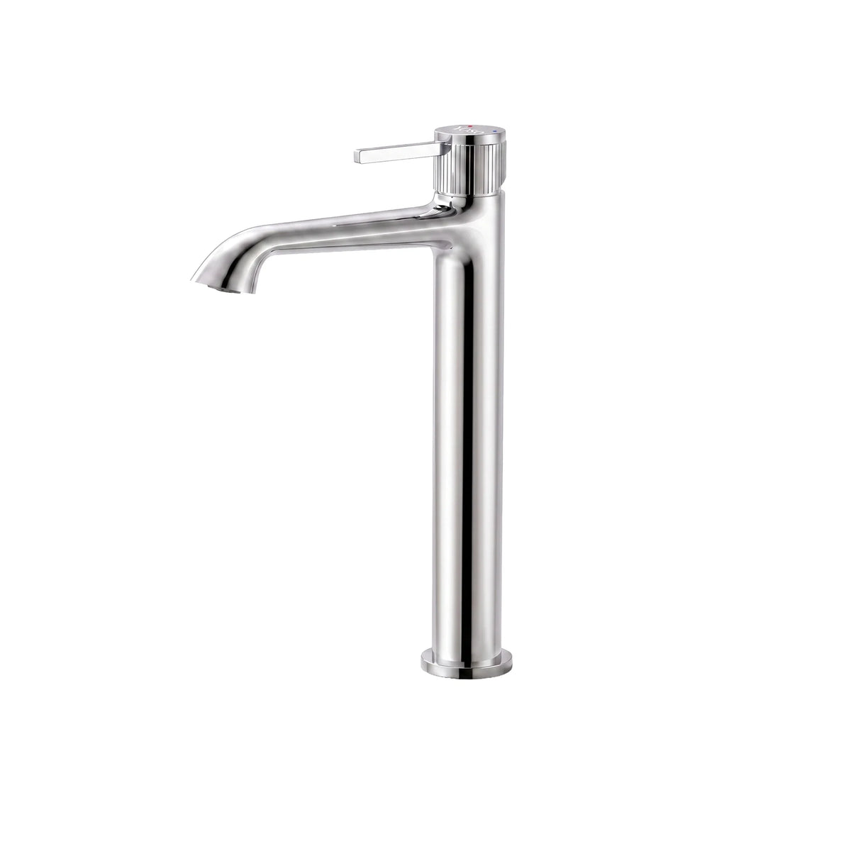 Aura Basin Mixer — Tall Neck, Chrome | Yoso