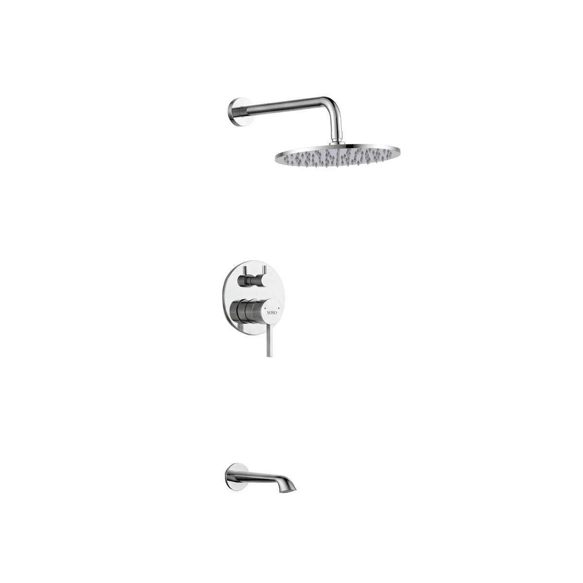 Aura Concealed Shower Set - Chrome