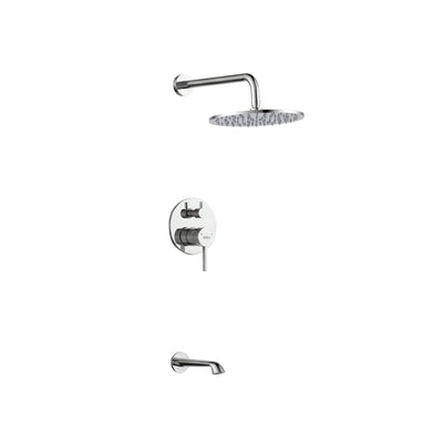 Aura Concealed Shower Set - Chrome