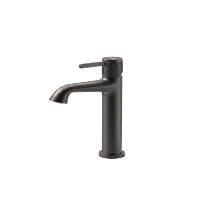 YOSO Aura Basin Mixer — Standard Height - Matt Black