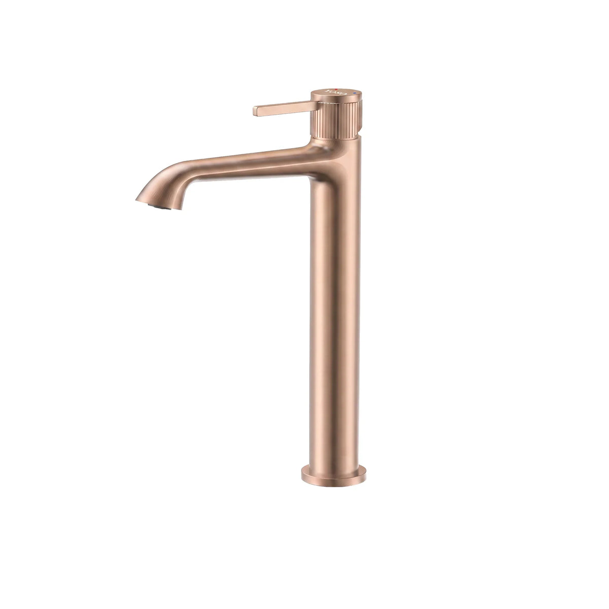 Aura Basin Mixer — Tall Neck, Rose Gold | Yoso