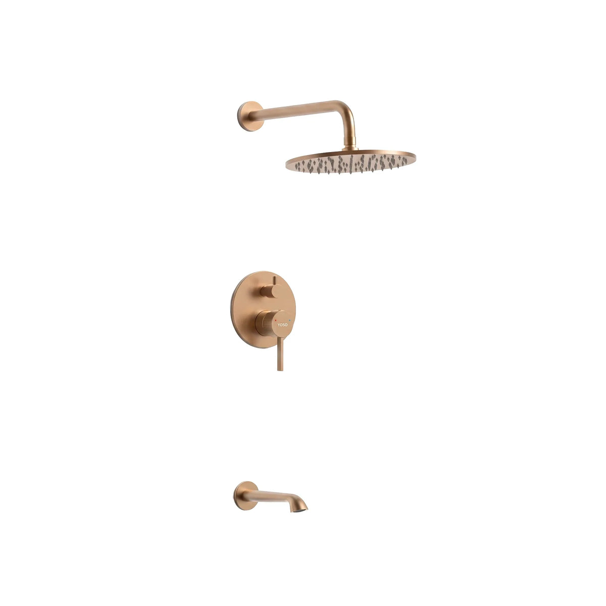 Aura Concealed Shower Set - Rose Gold