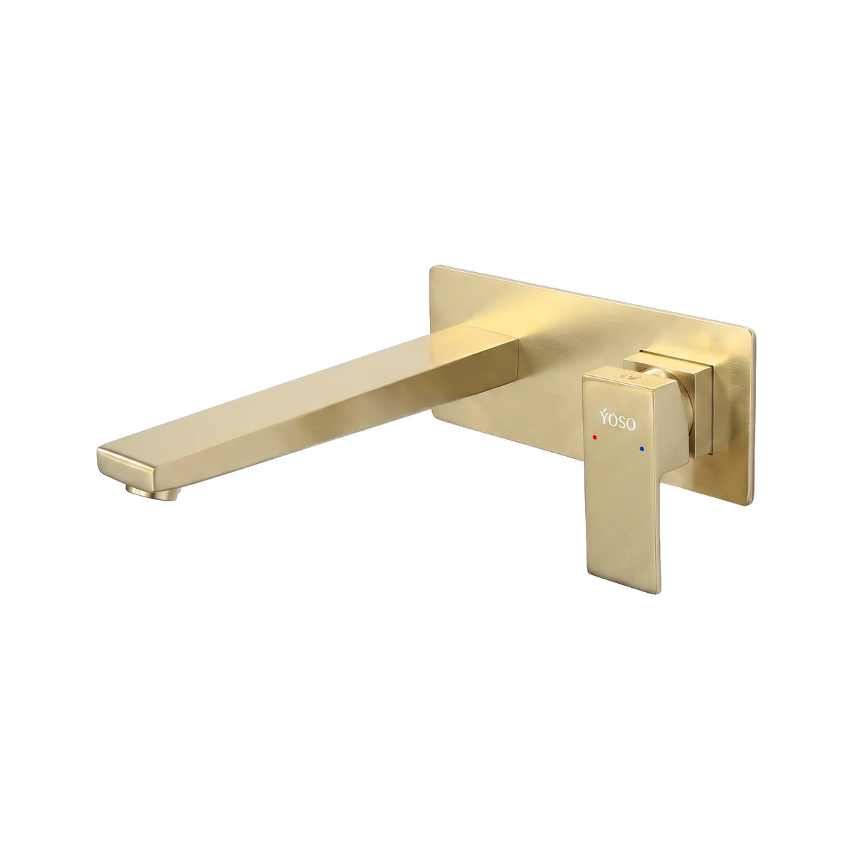 Boston Wall Mounted Faucet, Brushed Gold | Yoso