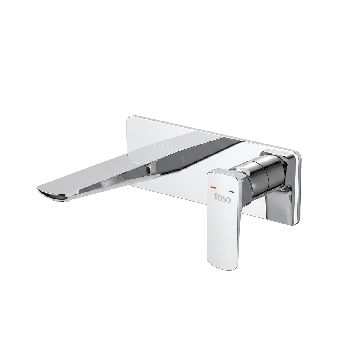 Luxor Wall Mounted Basin Mixer, Chrome | Yoso