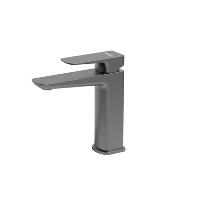 Luxor Basin Mixer — Tall Neck, Gun Metal | Yoso