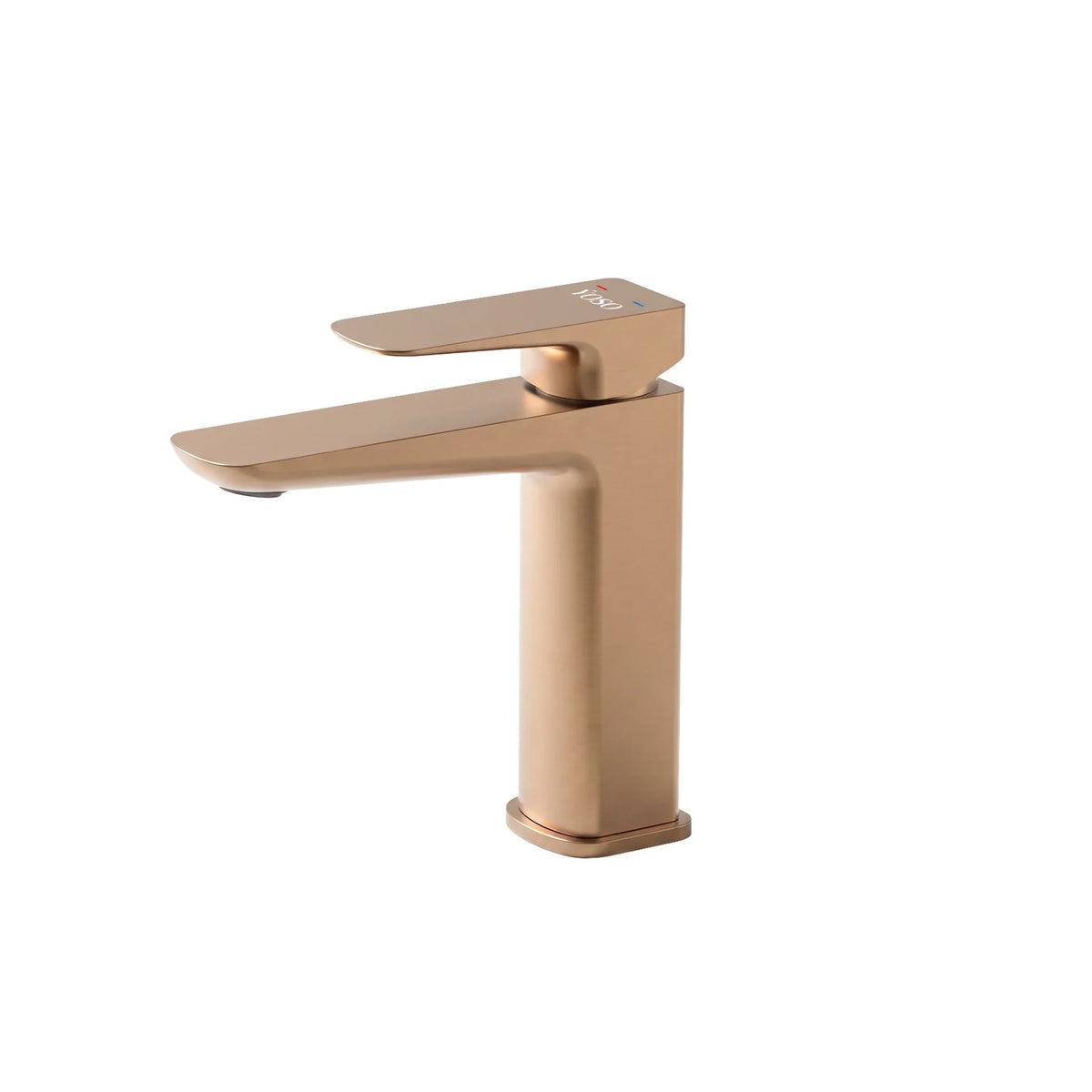 Luxor Basin Mixer — Tall Neck, Rose Gold | Yoso