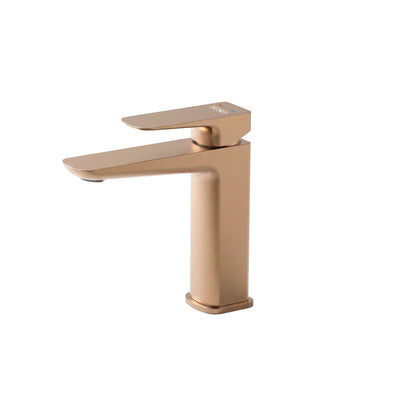 Luxor Basin Mixer — Tall Neck, Rose Gold | Yoso