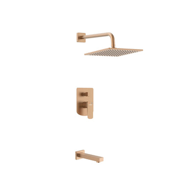 Luxor Concealed Shower Set - Rose Gold
