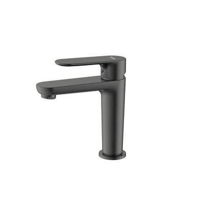 YOSO Milan Basin Mixer — Standard Height - Gun Metal