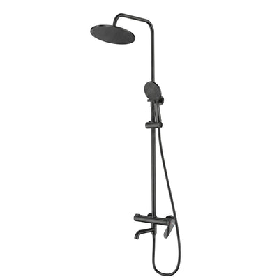 Milan Concealed Shower - Gun Metal
