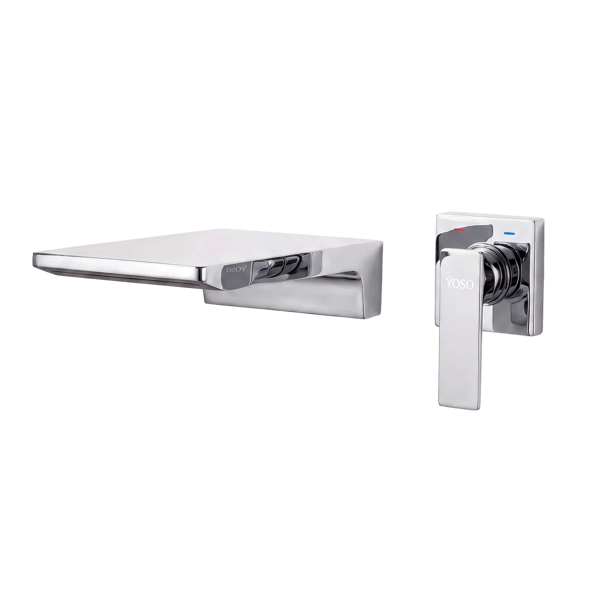 Niagra Wall Mounted Waterfall Faucet, Chrome | Yoso