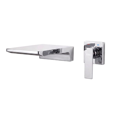 Niagra Wall Mounted Waterfall Faucet, Chrome | Yoso