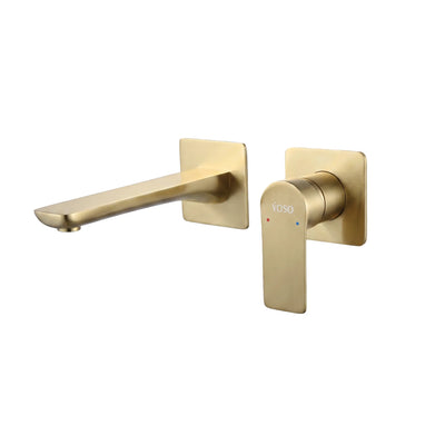 Nile Style Wall Faucet, Brushed Gold | Yoso