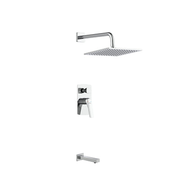 Nuvella Concealed Shower Set - Chrome