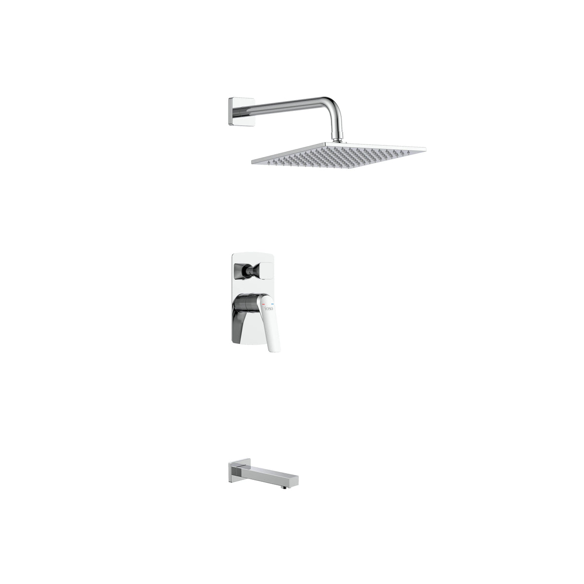 Nuvella Concealed Shower Set - Chrome