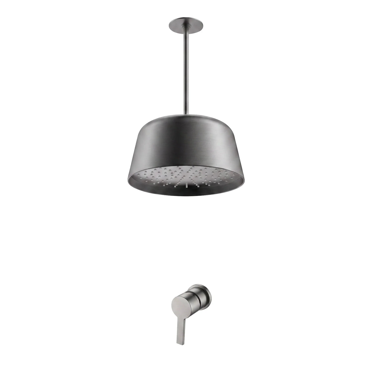 Paris Ceiling Mounted Complete Shower Set - Gun Metal