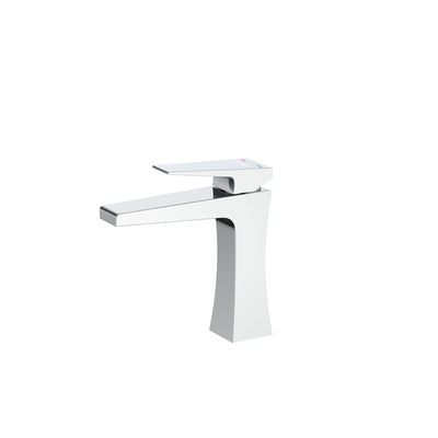 YOSO Quadra Basin Mixer — Standard Height - Chrome
