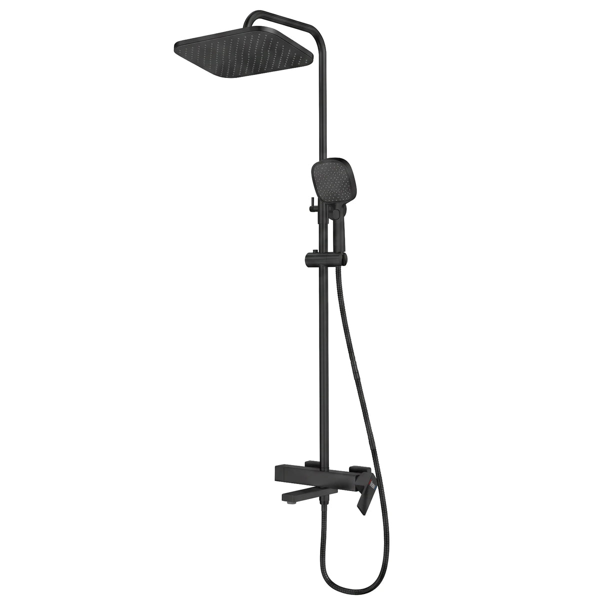 Texas Concealed Shower Mixer - Matt Black