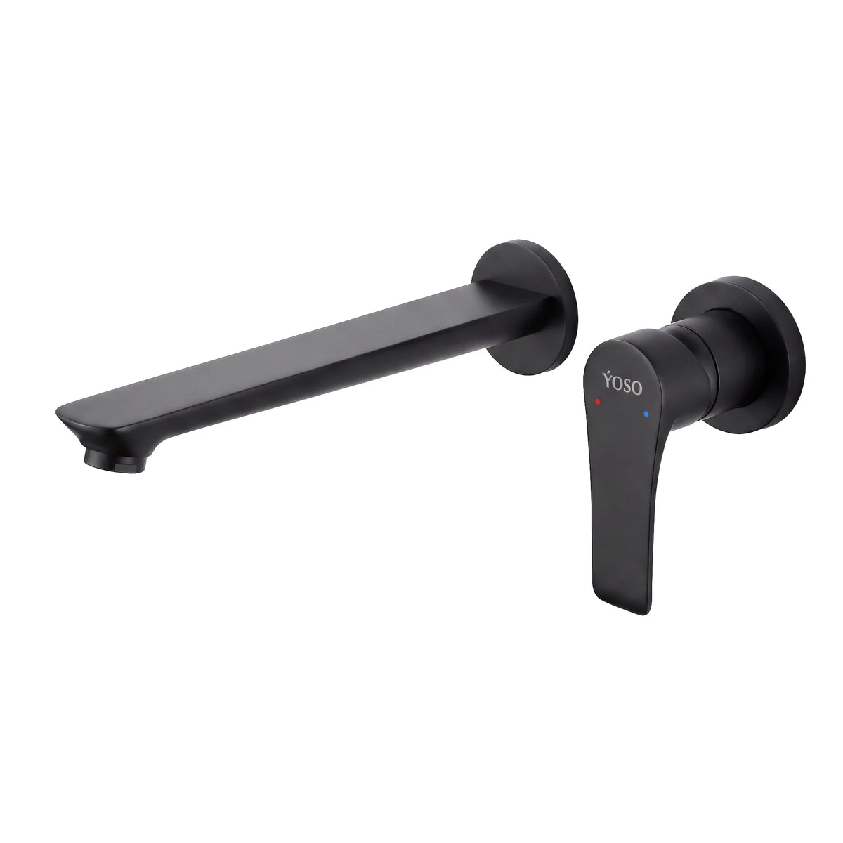 Vegas Wall Mounted Faucet, Matt Black | Yoso