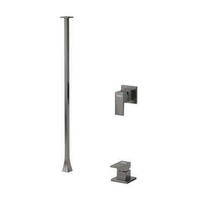 YOSO Eiffel Ceiling Mounted Basin Mixer - Gun Metal | Yoso