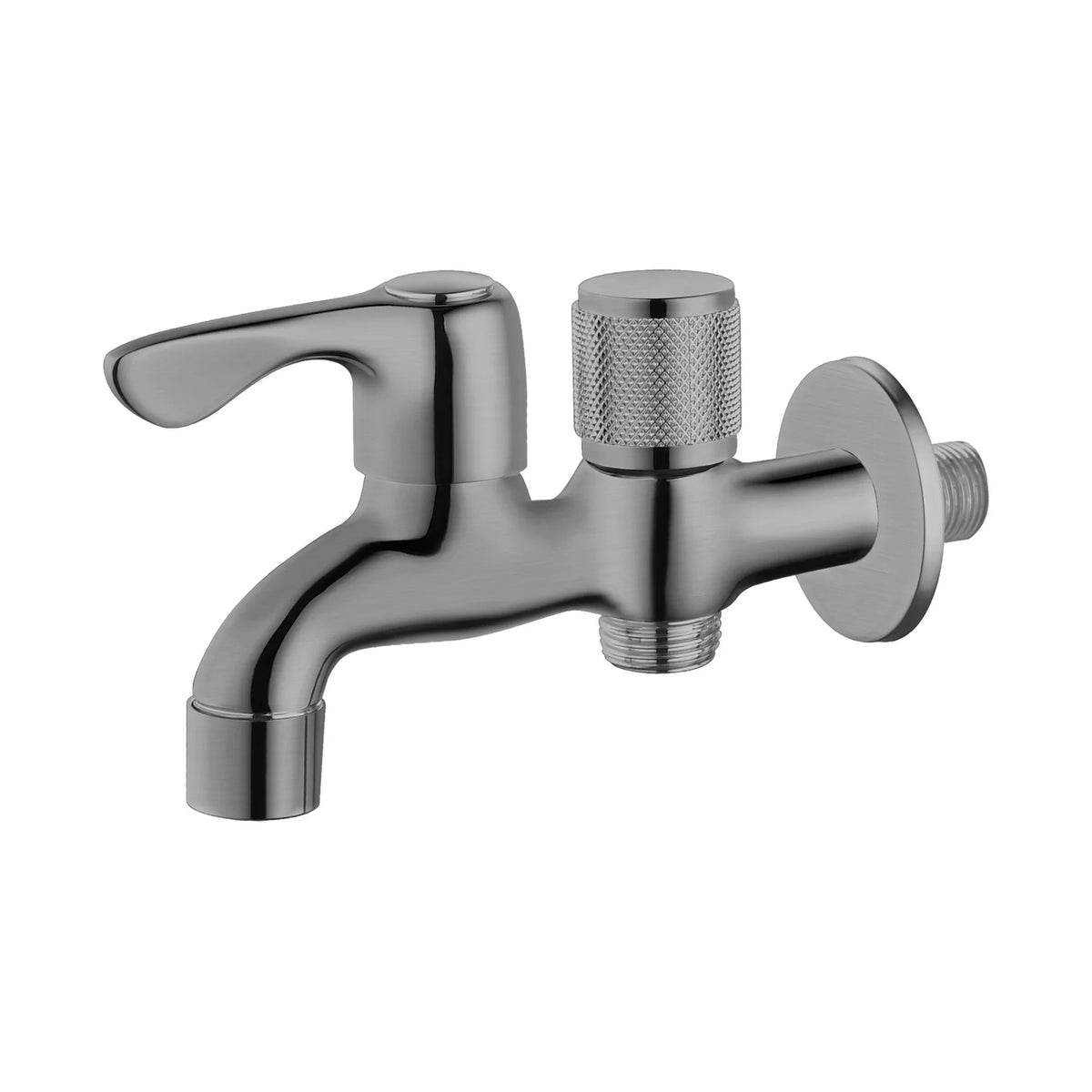 YOSO Double Bib Cock 001 - Gun Metal