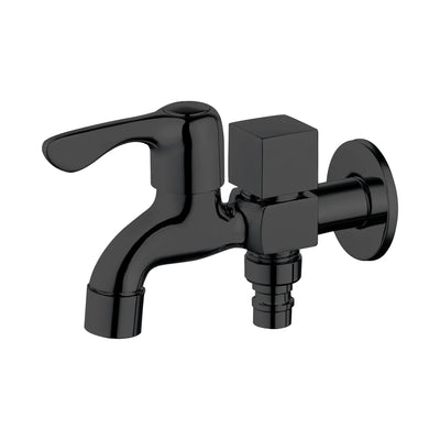 YOSO Double Bib Cock 002 - Matt Black