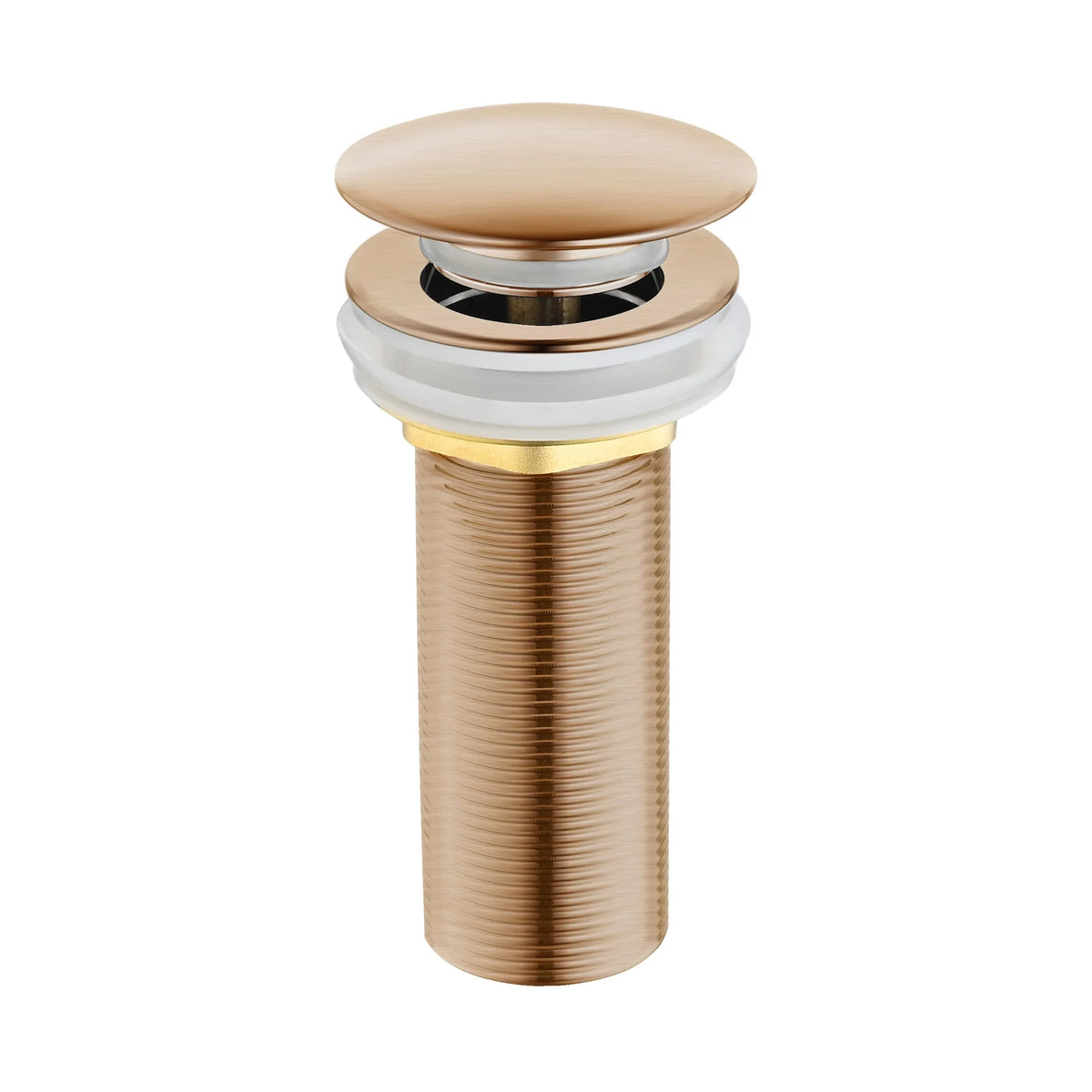 YOSO Pop-Up Waste Drain Long - Brushed Rose Gold
