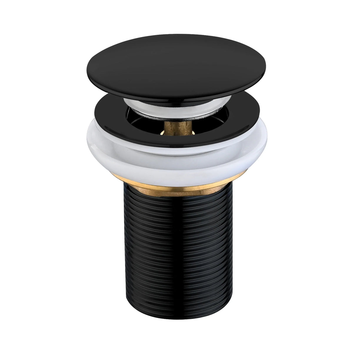 YOSO Pop-Up Waste Drain Short - Matt Black