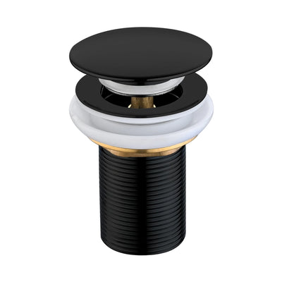 YOSO Pop-Up Waste Drain Short - Matt Black