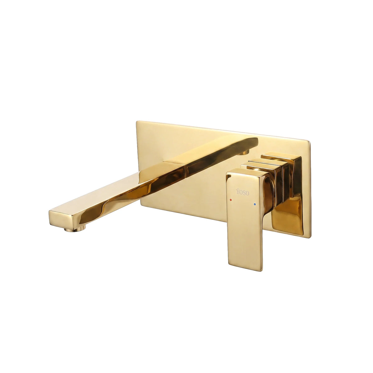 New York Wall Mounted Basin Mixer -  Zirconium Gold | Yoso