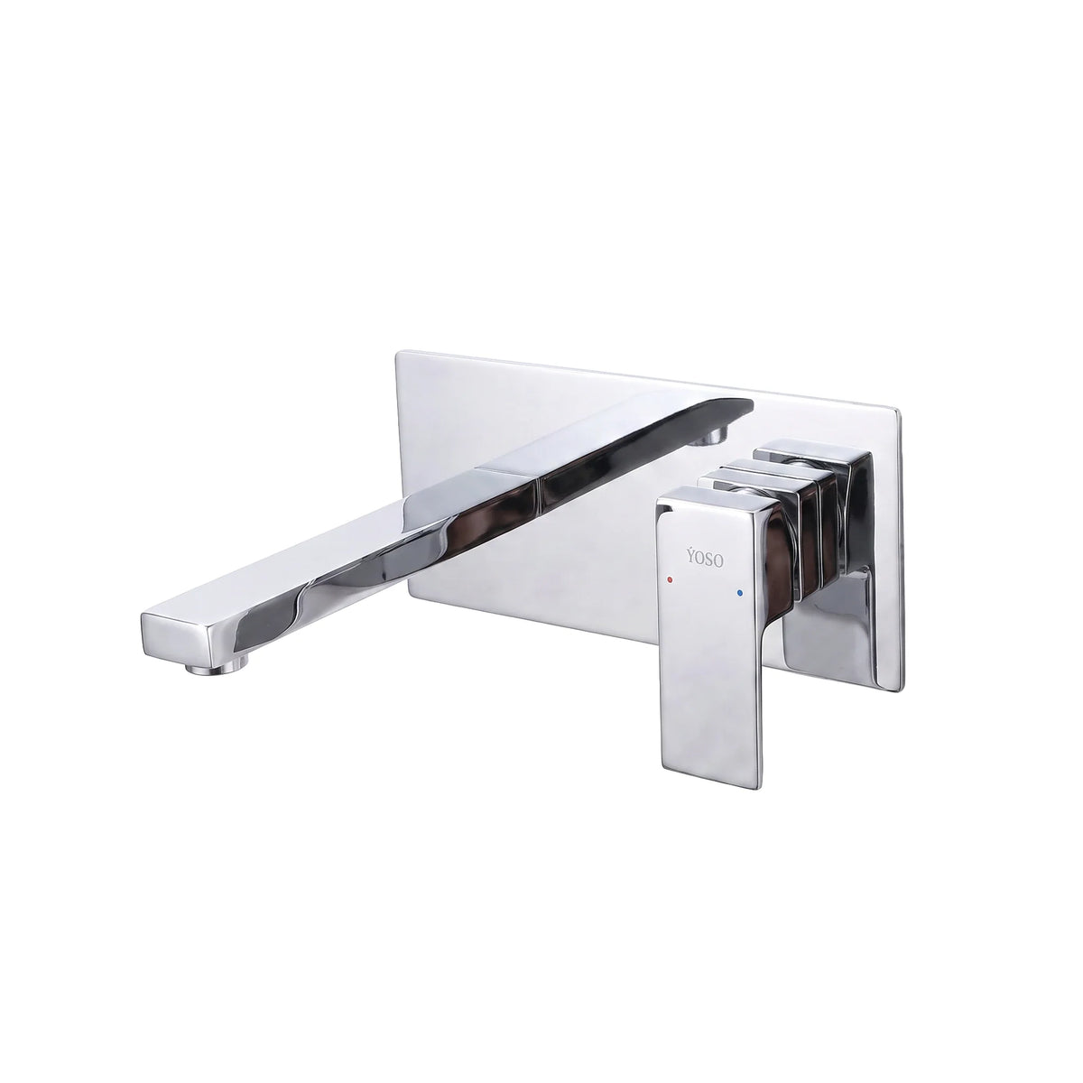 New York Wall Mounted Basin Mixer -  Chrome | Yoso