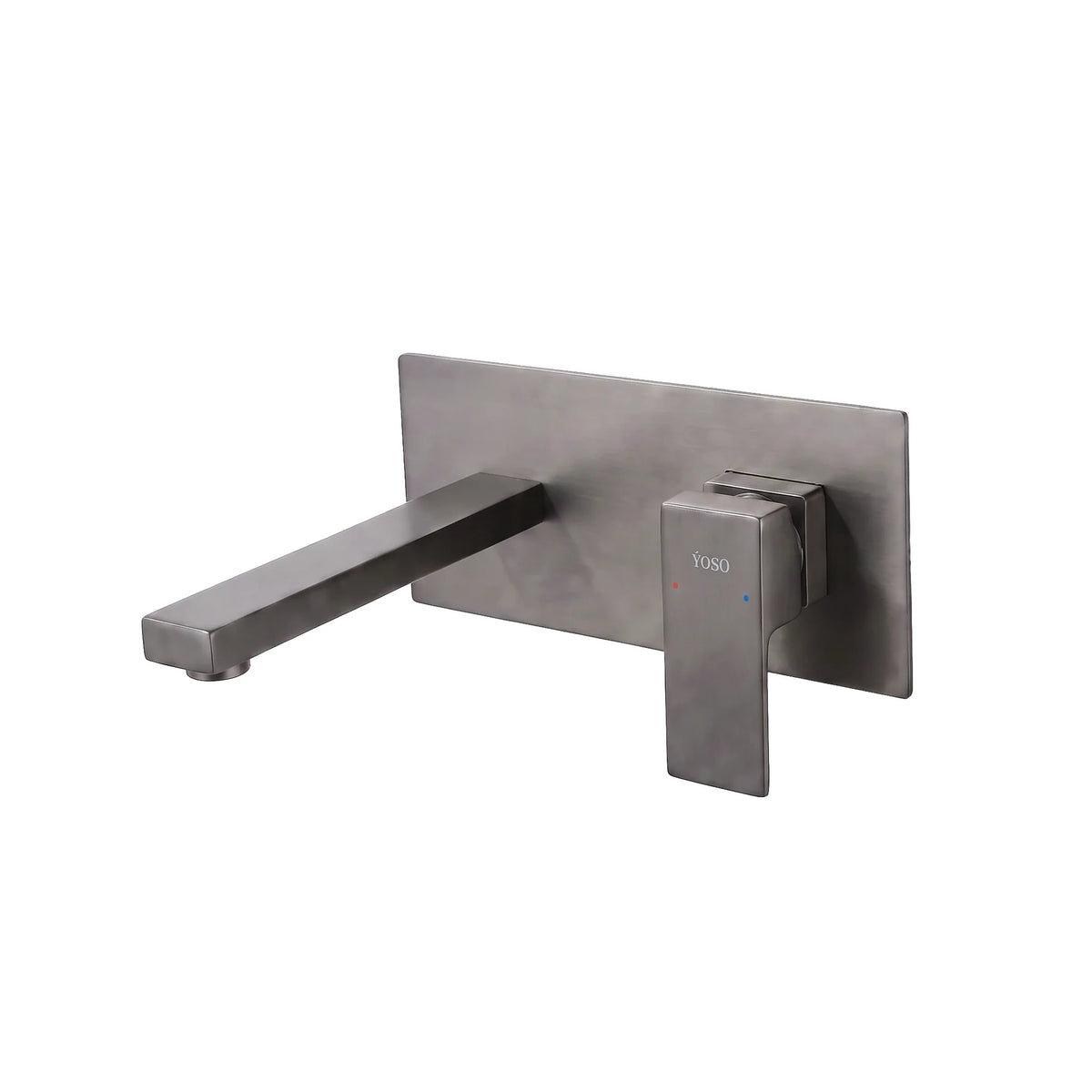 New York Wall Mounted Basin Mixer -  Gun Metal | Yoso