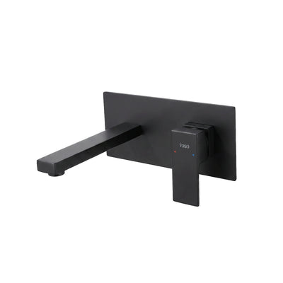 New York Wall Mounted Basin Mixer - Matt Black | Yoso