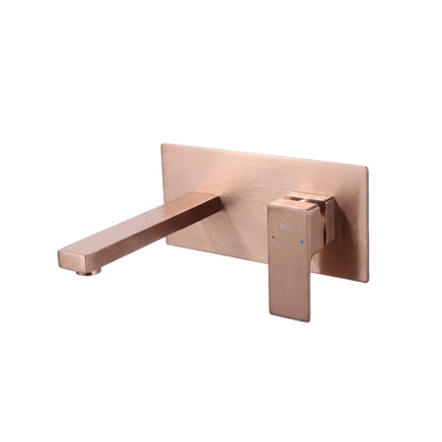 New York Wall Mounted Basin Mixer - Rose Gold | Yoso